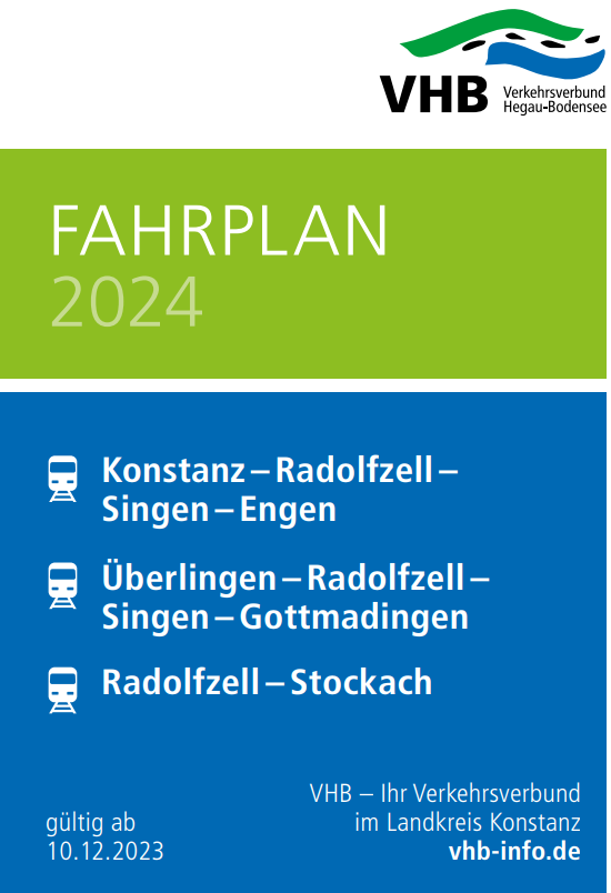 Fahrplan Seehas und Züge im VHB 2024